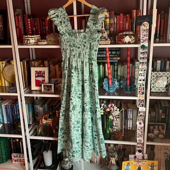 Hill House Home Ellie Nap Dress in Winter Toile - Picture 1 of 4